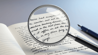 Preparing to be a forensic accountant: Focus on document review and handwriting analysis